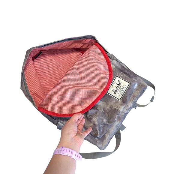 Herschel Supply Co Classic XL Backpack Cloud Vapor Gray Combo School Preppy Bag - Picture 8 of 14